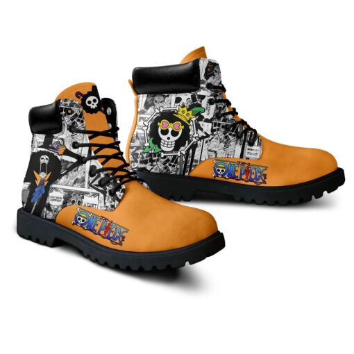 One Piece Brook Boots Manga Anime Shoes