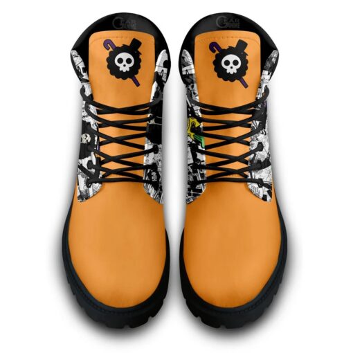 One Piece Brook Boots Manga Anime Shoes