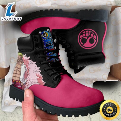 One Piece Donquixote Doflamingo Boots Shoes Simple Style