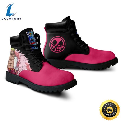 One Piece Donquixote Doflamingo Boots Shoes Simple Style