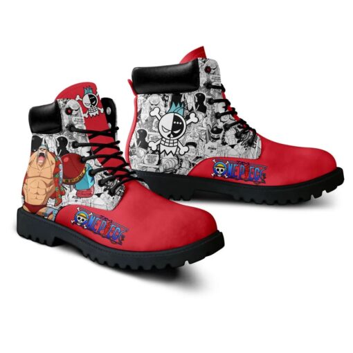 One Piece Franky Boots Manga Anime Shoes