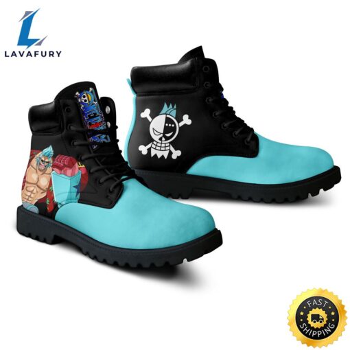 One Piece Franky Boots Shoes Simple Style