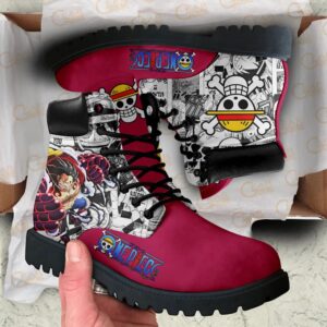 One Piece Luffy Gear Boots Manga Anime Shoes
