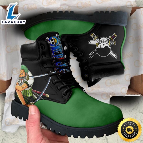 One Piece Roronoa Zoro Boots Shoes Simple Style