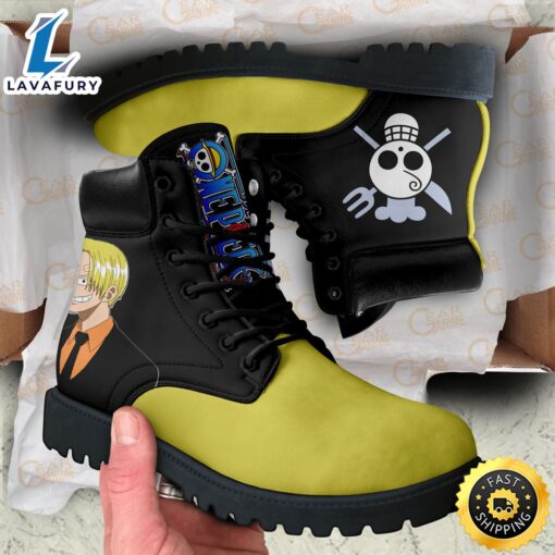 One Piece Sanji Boots Shoes Simple Style