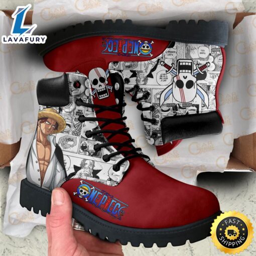 One Piece Shanks Boots Manga Anime Shoes