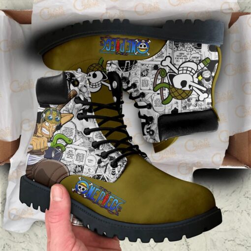 One Piece Usopp Boots Manga Anime Shoes