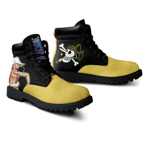 One Piece Usopp Boots Shoes Simple Style