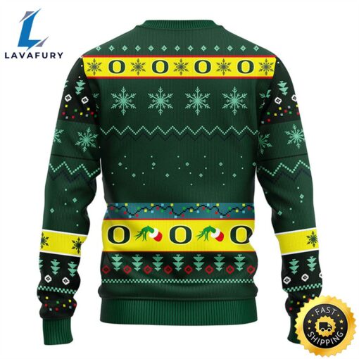 Oregon Ducks Grinch Christmas Ugly Sweater