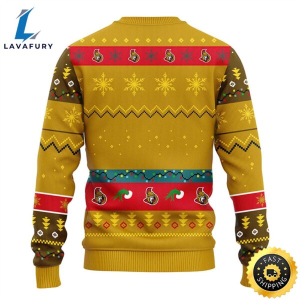 Ottawa Senators Grinch Christmas Ugly Sweater