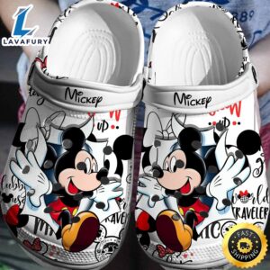 Personalized Mickey Mouse 3d Clog Shoes For Disney Fans