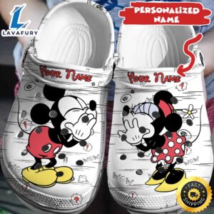 Personalized Mickey Minnie Crocs 3d