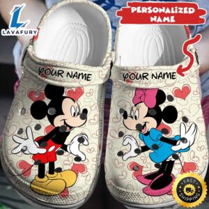 Personalized Mickey Minnie Crocs Clog…