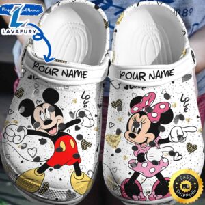 Personalized Mickey Minnie Crocs Shoes