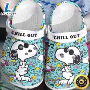 Personalized Peanuts Snoopy Chill Out Clogs 3D Shoes