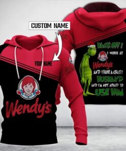 Personalized Wendy’s With Grinch Merry…