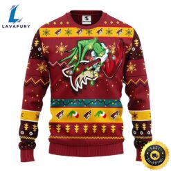 Phoenix Coyotes Grinch Christmas Ugly…