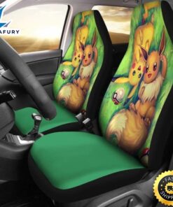 Pikachu And Eevee Car Seat…