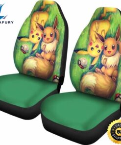 Pikachu And Eevee Car Seat Covers Universal 2 tntqcy.jpg