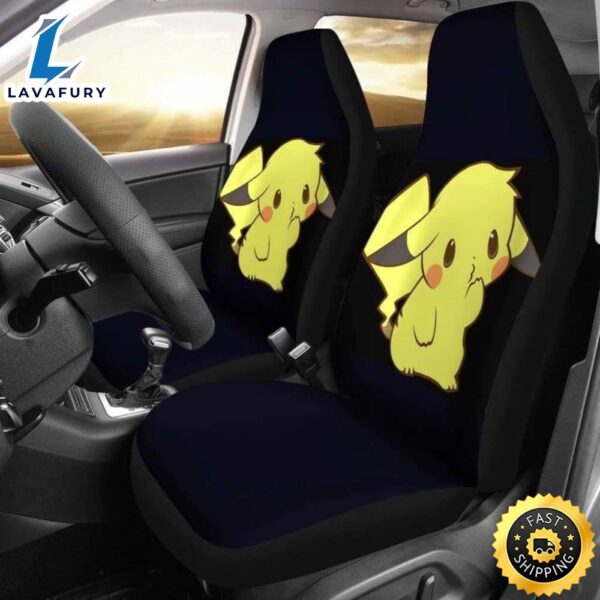 Pikachu Anime Pokemon Car Accessories Gift Car Seat Covers Universal