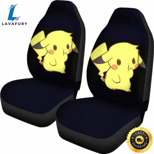 Pikachu Anime Pokemon Car Accessories Gift Car Seat Covers Universal