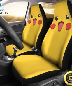 Pikachu Car Seat Covers Anime…