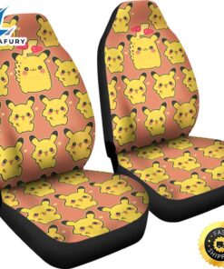 Pikachu Cute Pattern Seat Covers Pokemon Anime Car Seat Covers 4 t57zqy.jpg