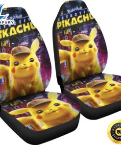 Pikachu Detective Car Seat Covers Pokemon Anime Fan Gift 4 q374lp.jpg