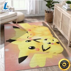 Pikachu Family Gaming Area Rug…