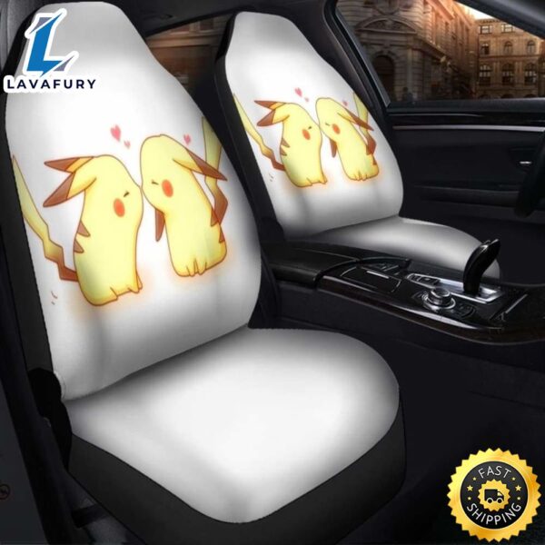 Pikachu Kiss Seat Covers Pokemon Car Accessories