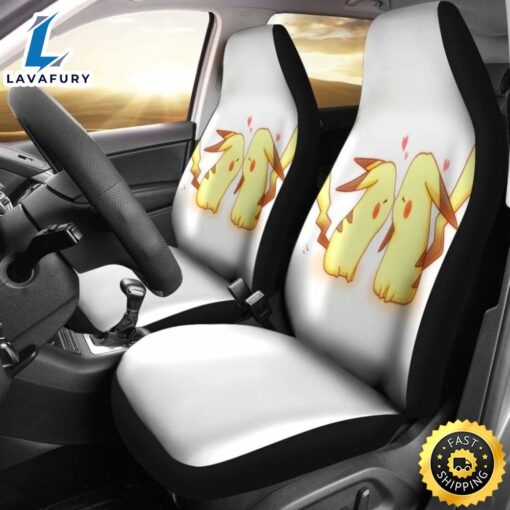 Pikachu Kiss Seat Covers Pokemon Car Accessories