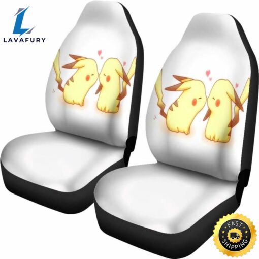 Pikachu Kiss Seat Covers Pokemon Car Accessories