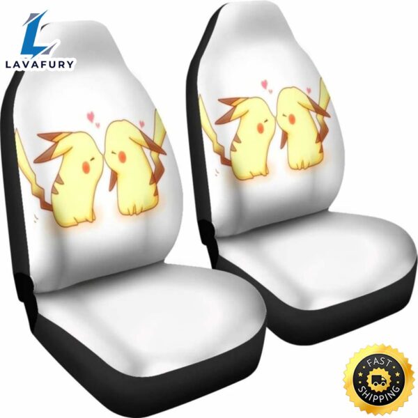 Pikachu Kiss Seat Covers Pokemon Car Accessories