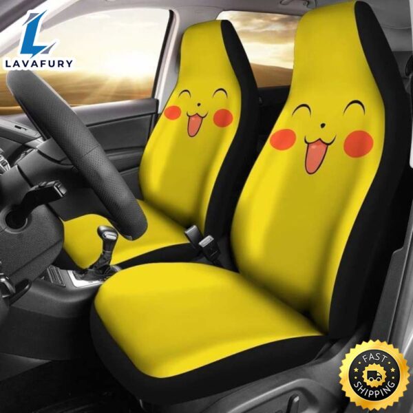 Pikachu Pokemon Car Seat Covers Anime Pokemon Car Accessories Gift