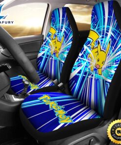 Pikachu Pokemon Car Seat Covers…