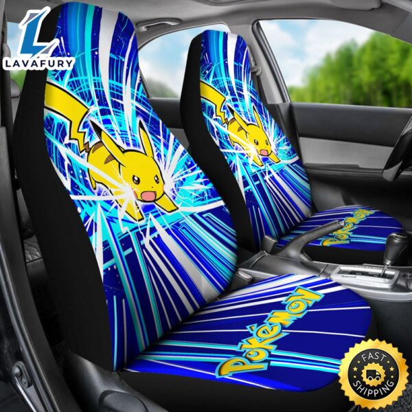 Pikachu Pokemon Car Seat Covers Anime Pokemon Car Accessorries