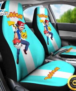 Pikachu Pokemon Seat Covers Pokemon Anime Car Seat 3 csod3m.jpg