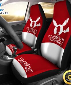 Pikachu Red Seat Covers Pokemon Anime Car Seat Covers 1 ysmmcb.jpg