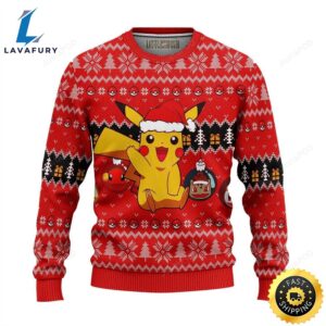 Pikachu Santa Pokemon Ugly Sweater
