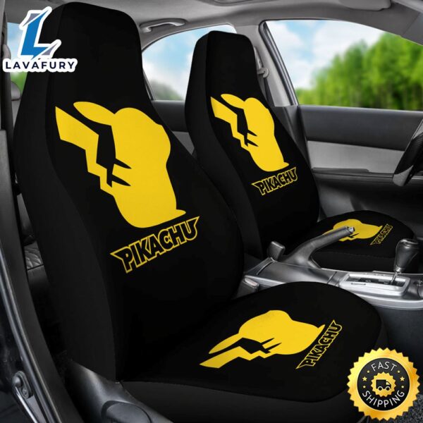 Pikachu Seat Covers Pokemon Anime Car Seat Covers