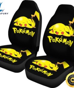 Pikachu Sleepy Car Seat Covers Pokemon Anime Fan Gift 2 uc5n7n.jpg