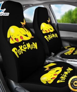 Pikachu Sleepy Car Seat Covers Pokemon Anime Fan Gift 3 k1mpzm.jpg