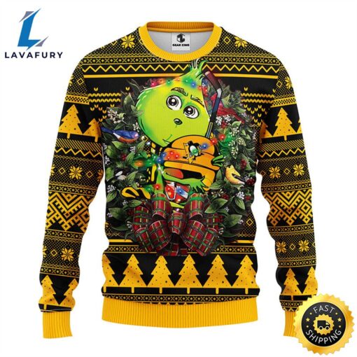 Pittsburgh Penguins Grinch Hug Christmas Ugly Sweater