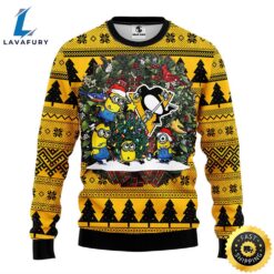 Pittsburgh Penguins Minion Christmas Ugly…