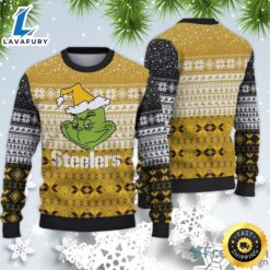 Pittsburgh Steelers Christmas Grinch Sweater…