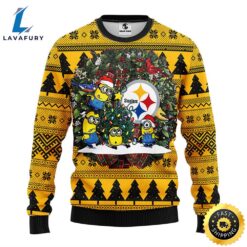 Pittsburgh Steelers Minion Christmas Ugly…