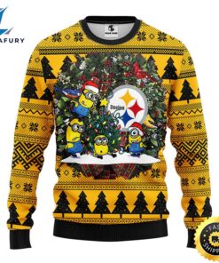 Pittsburgh Steelers Minion Christmas Ugly…