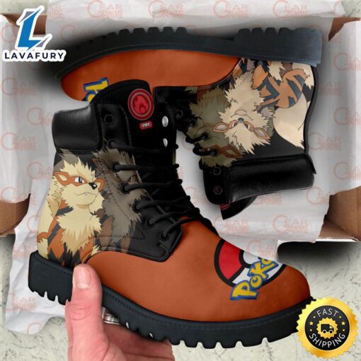 Pokemon Anime Arcanine All-Season Boot Shoes