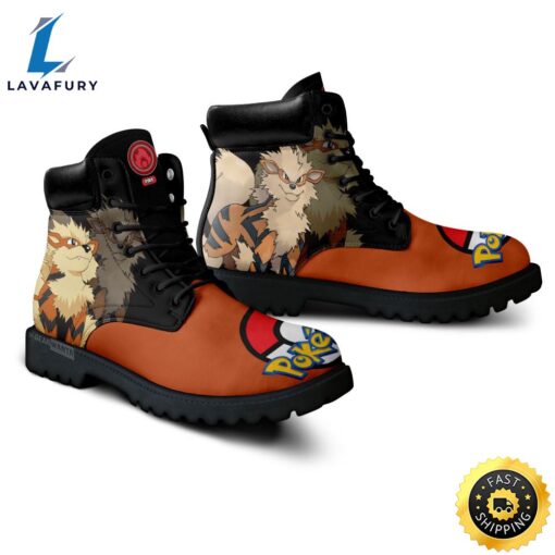 Pokemon Anime Arcanine All-Season Boot Shoes