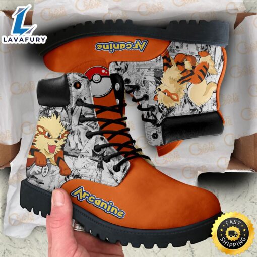 Pokemon Anime Arcanine All-Season Boots Shoes